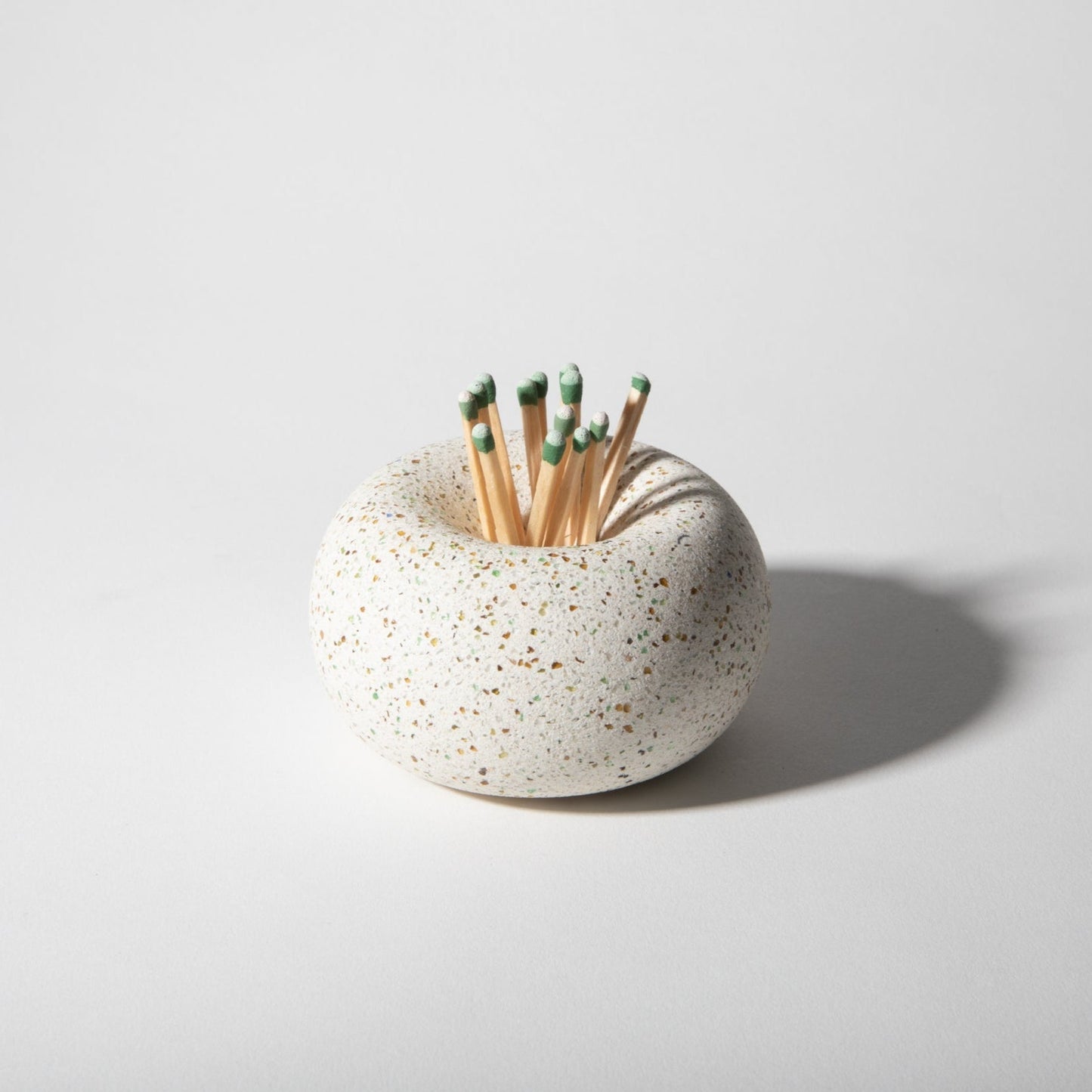 Palo Santo Holder - White Terrazzo