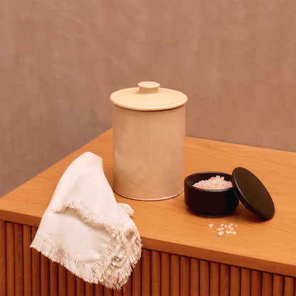Handcrafted Ceramic Canister