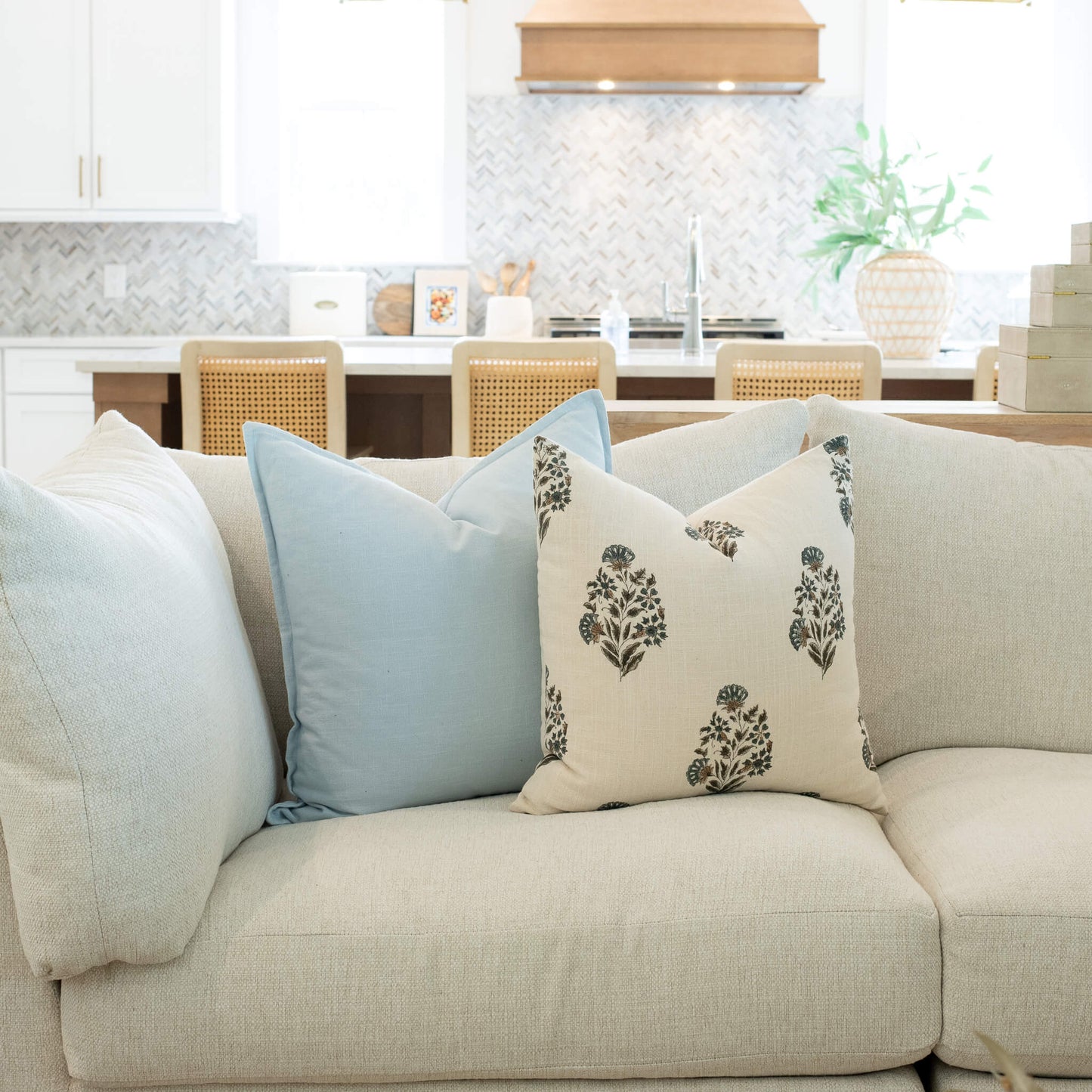 Celeste Solid Pillow Cover - Light Blue