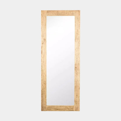 Vintage Elm Floor Mirror