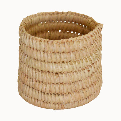 Handwoven Raffia Napkin Rings - Set of 2