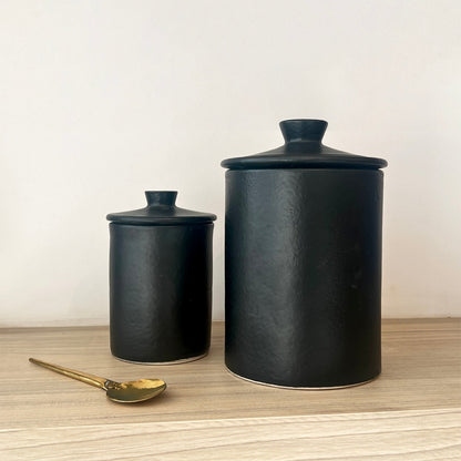 Handcrafted Ceramic Canister