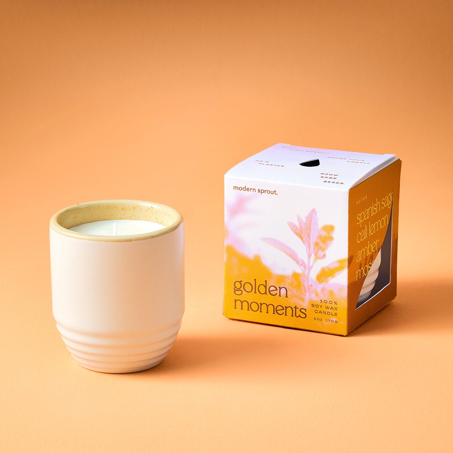 Garden Vibes Candle/Planter 2-in-1