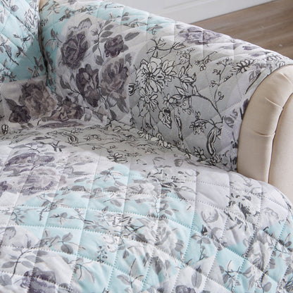 Reversible Floral Patchwork Furniture Protector