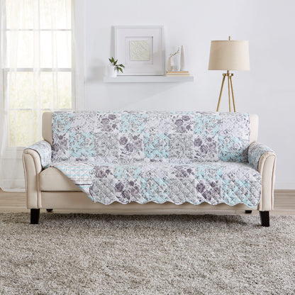 Reversible Floral Patchwork Furniture Protector
