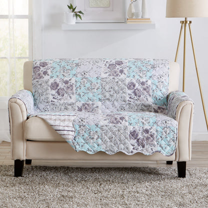 Reversible Floral Patchwork Furniture Protector