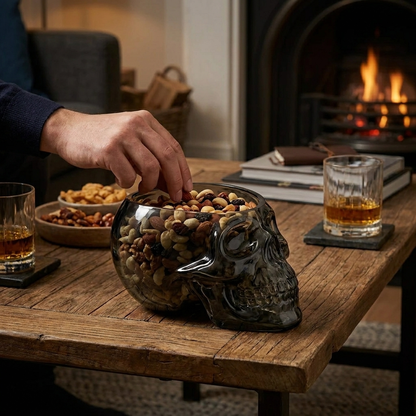 Memento Mori Skull Bowl Smoke Large