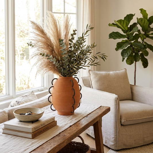 Ella Terracota Vessel by Diego Olivero Studio