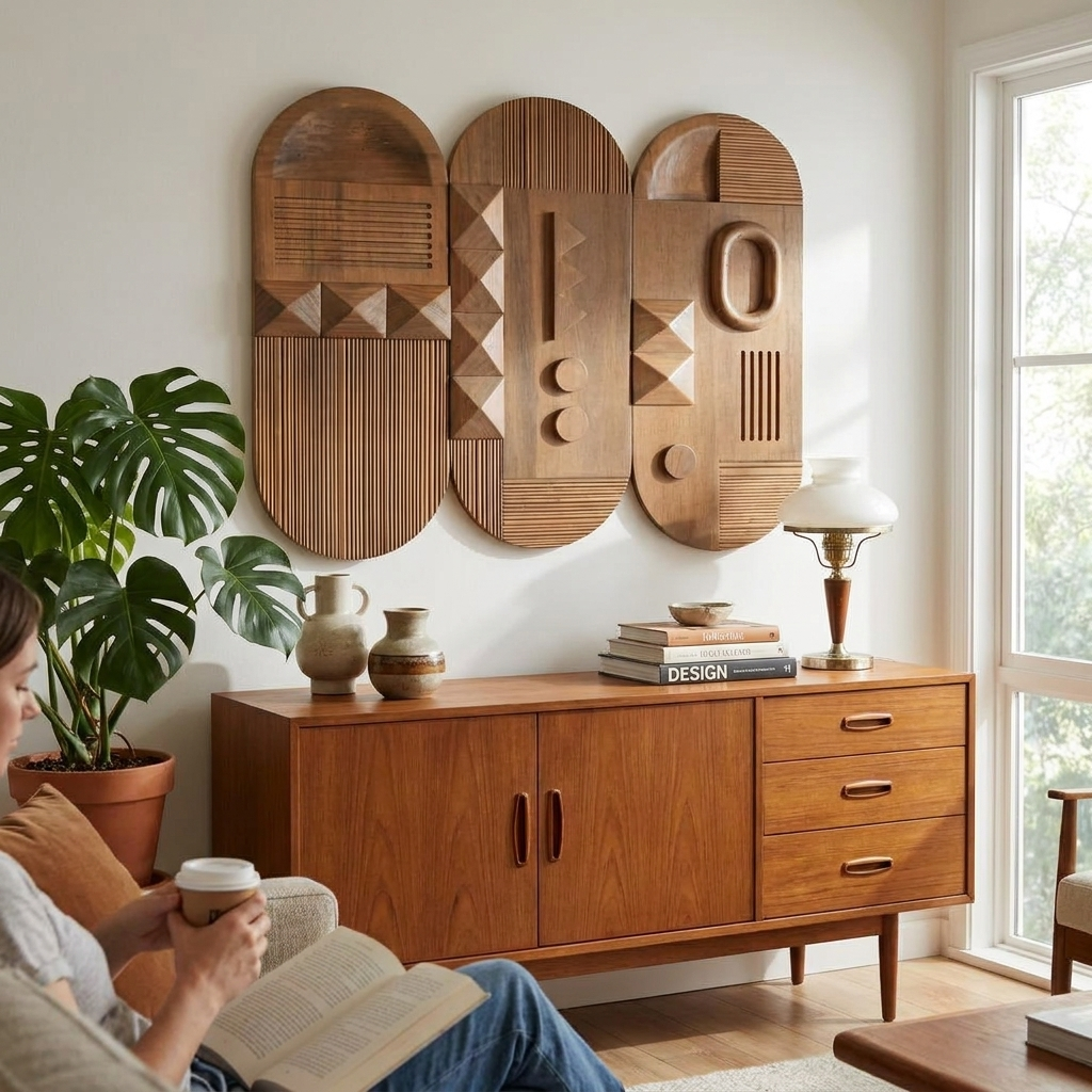 Planos Wooden Wall Art by Diego Olivero Studio