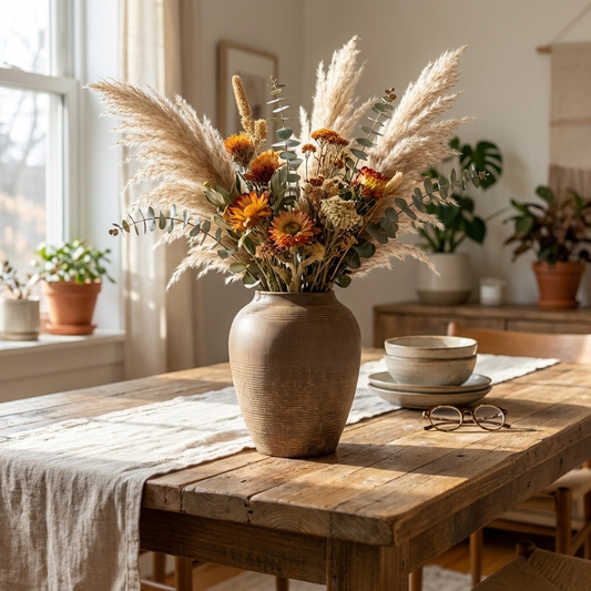 Heritage Classic Terracotta Vessel, Hand-Painted in Earth