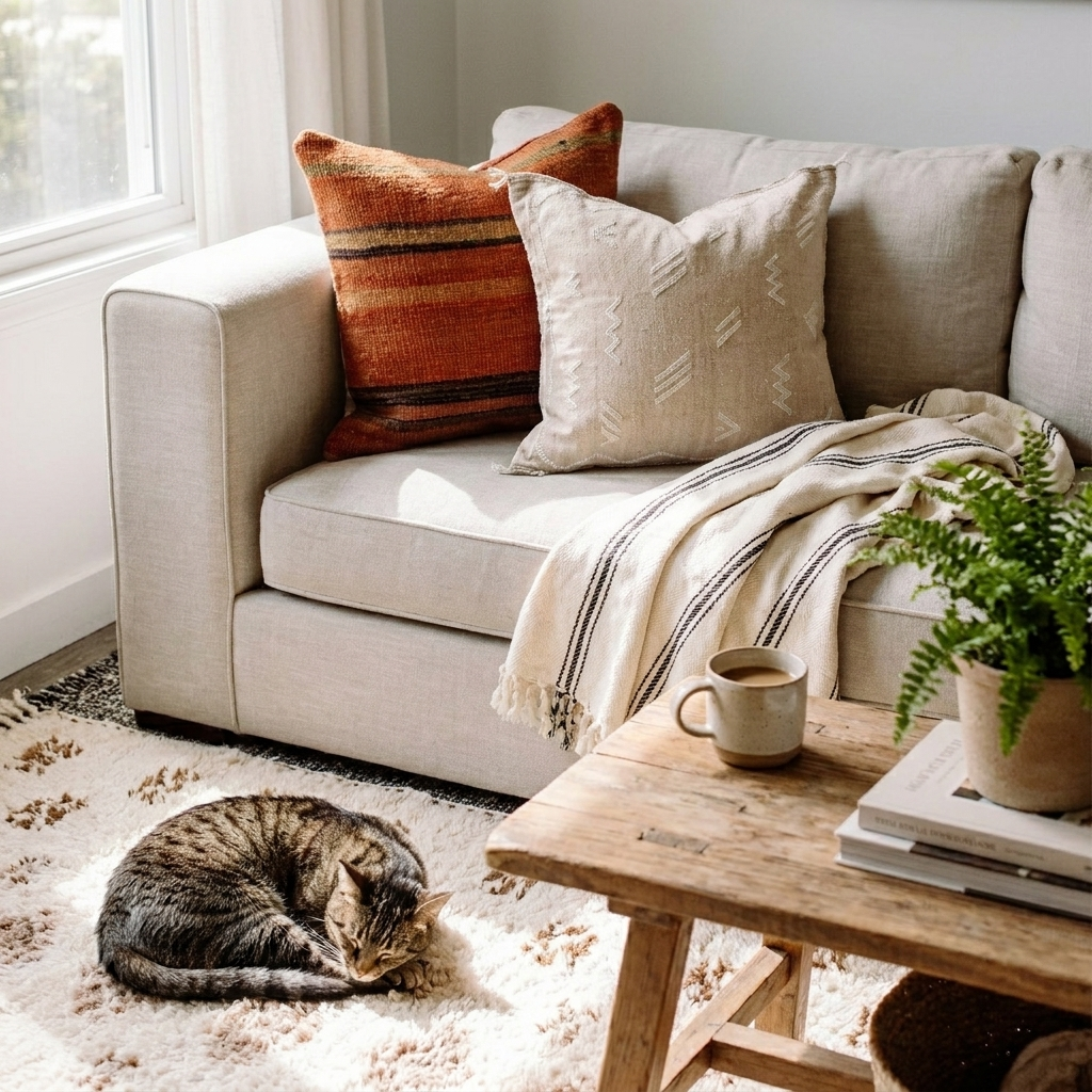 Apartment F Merzouga Square Pillow