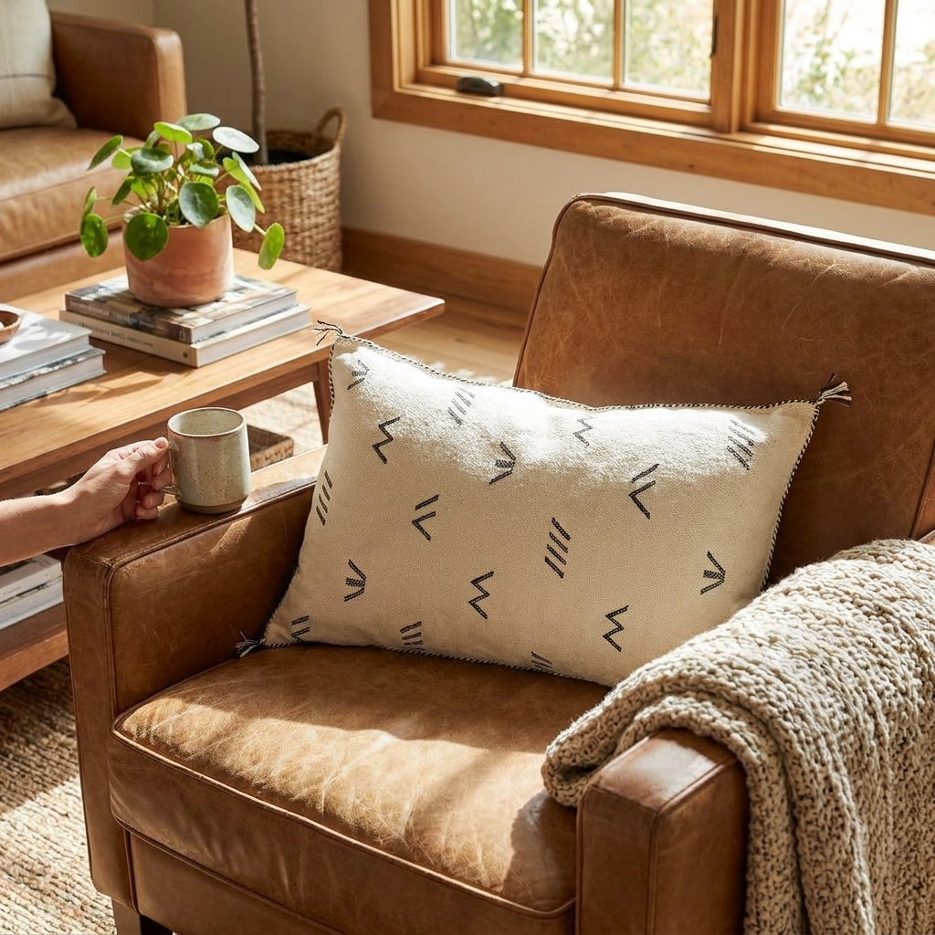 Merzouga Handwoven Lumbar Pillow