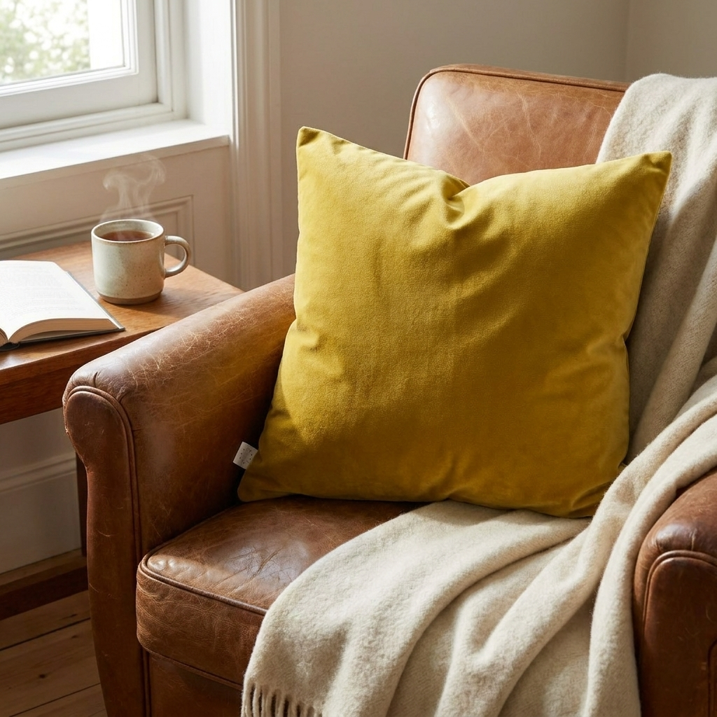 Reversible Velvet Pillow