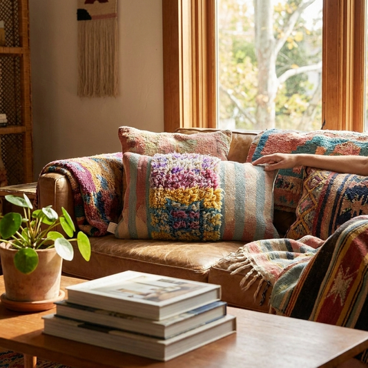 Dahlia Glaoui Moroccan Wool Pillow