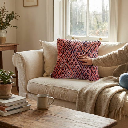 Handwoven Moroccan Pillow