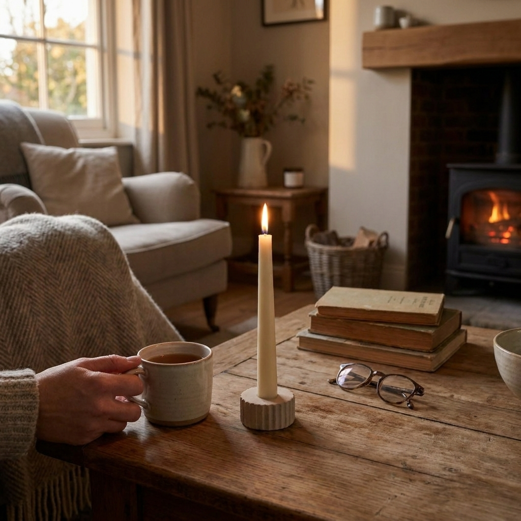 Sandstone Candle Holders