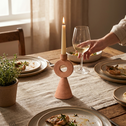 Azu and Asha Candle Holder by MESO