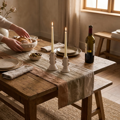 Luna and Raya Candle Holders by MESO