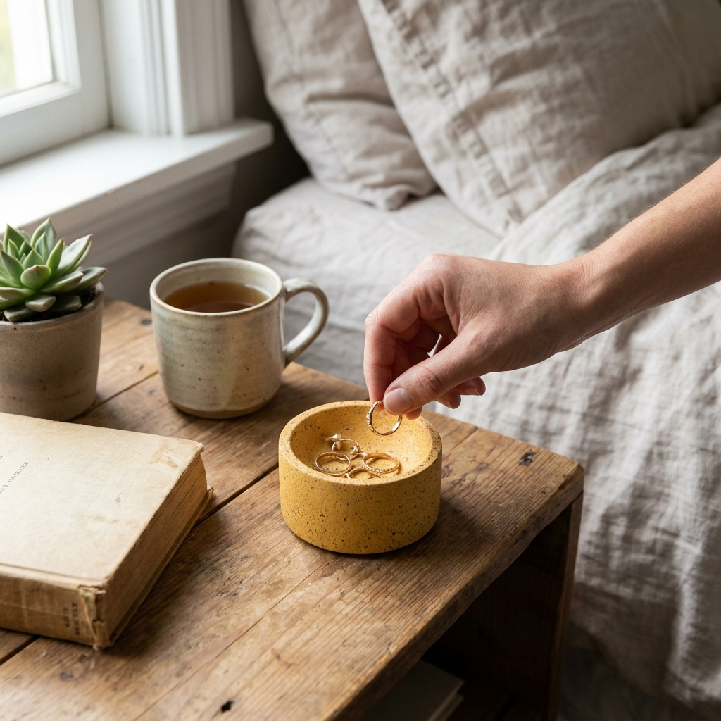 Round Incense Holder - Marigold Terrazzo
