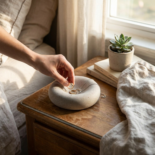 Bubble Catch All (Small) - Natural Terrazzo