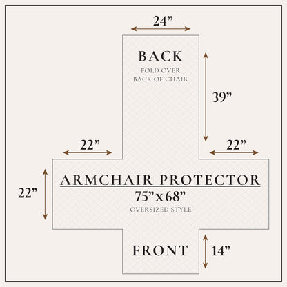 Reversible Floral Patchwork Furniture Protector