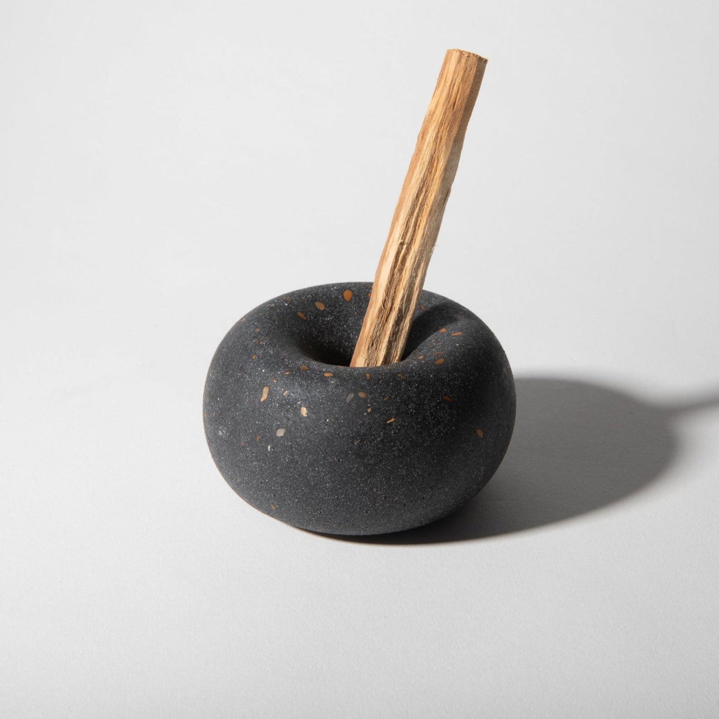 Palo Santo Holder - Black Terrazzo