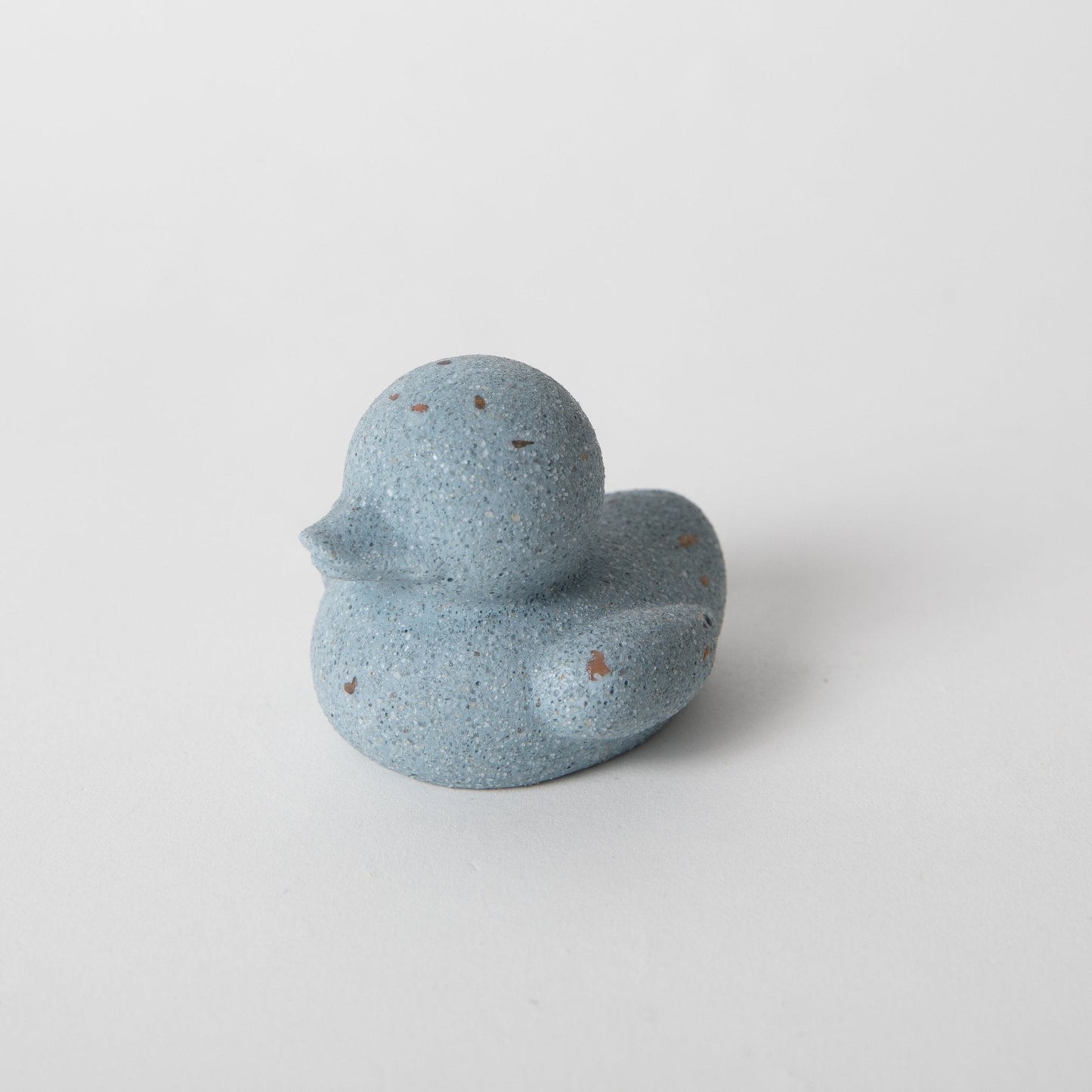 Mini Rubber Ducky - Light Blue Terrazzo