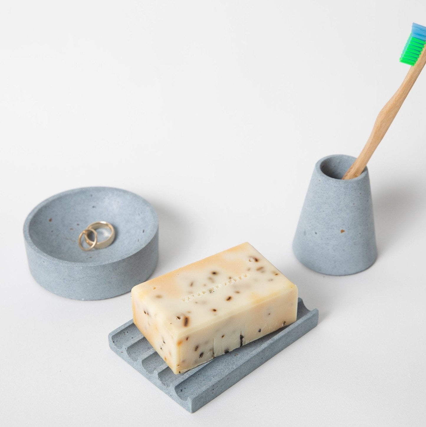 4" Catch-All - Light Blue Terrazzo
