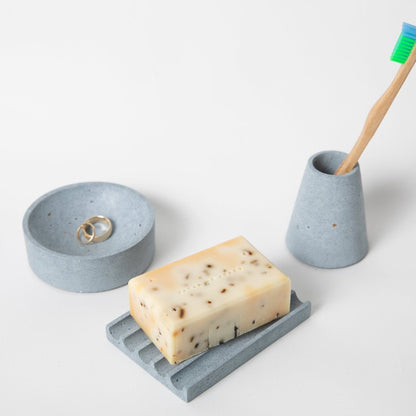 4" Catch-All - Light Blue Terrazzo