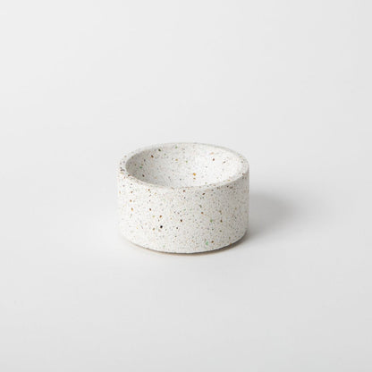 Round Incense Holder - White Terrazzo