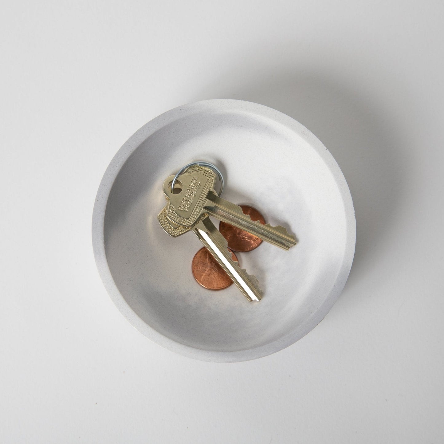 4" Catch-All - Grey & White