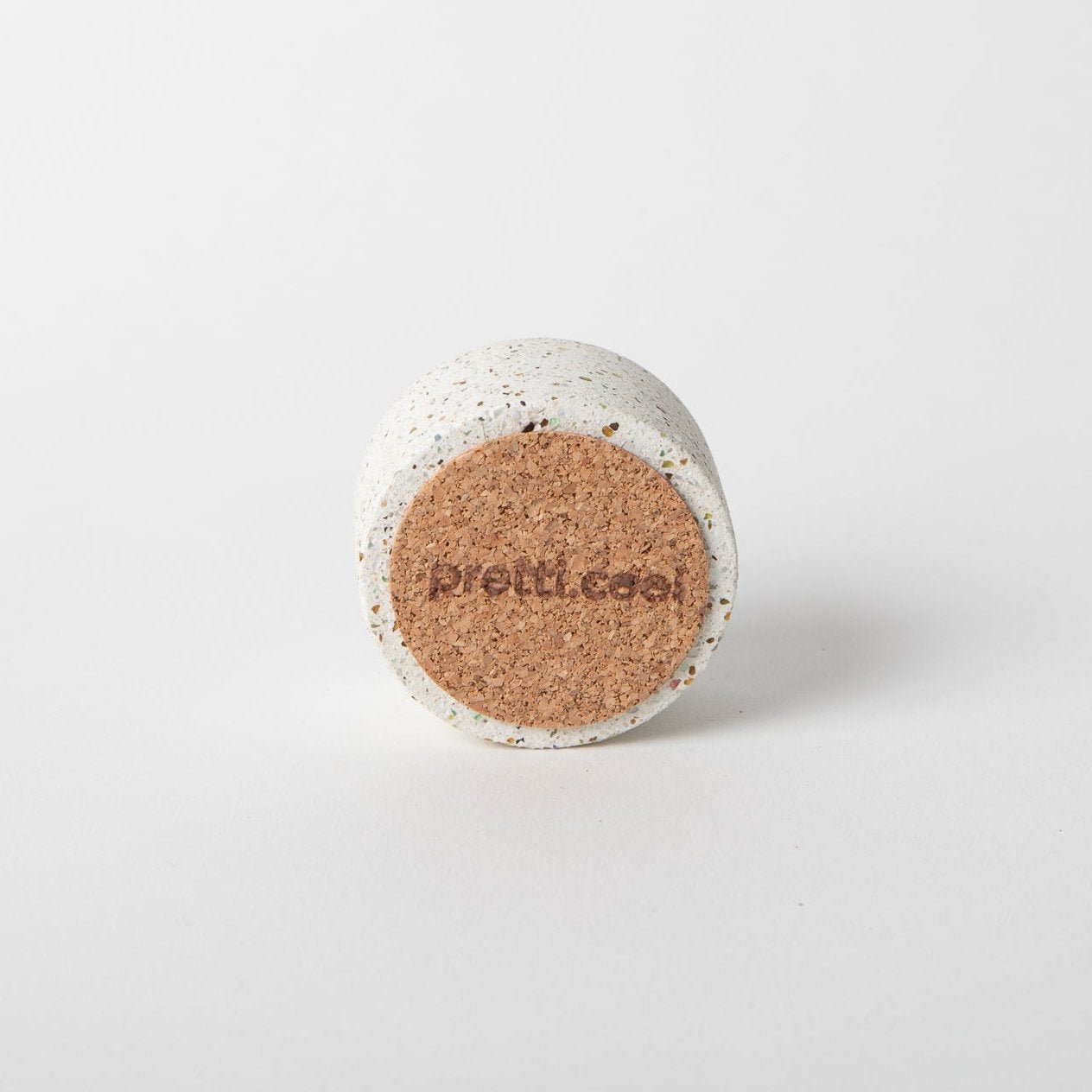 Round Incense Holder - White Terrazzo