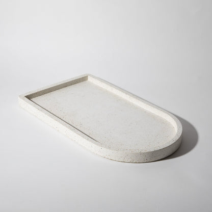 Ice Bucket Tray - White Terrazzo