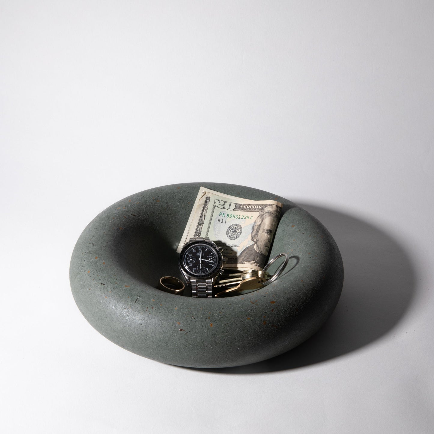 Bubble Catch All (Large) - Dark Green Terrazzo