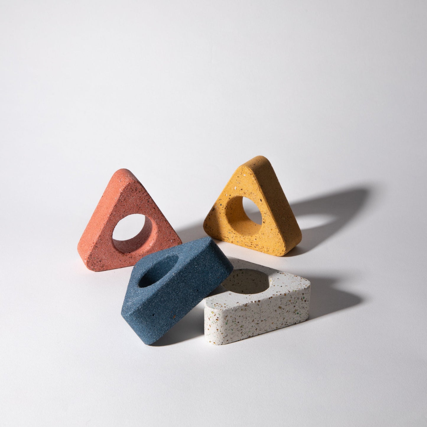 Napkin Ring Set - Terrazzo Primaries