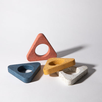 Napkin Ring Set - Terrazzo Primaries