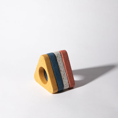 Napkin Ring Set - Terrazzo Primaries