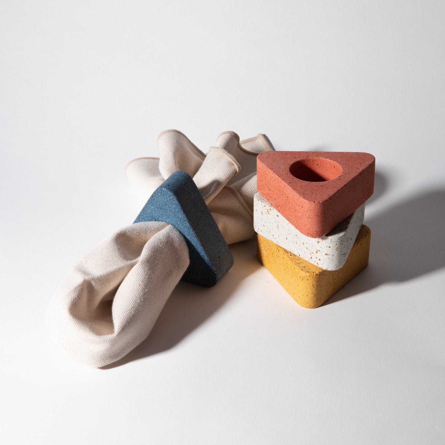 Napkin Ring Set - Terrazzo Primaries