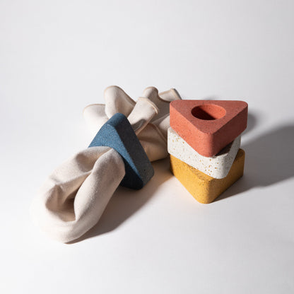 Napkin Ring Set - Terrazzo Primaries