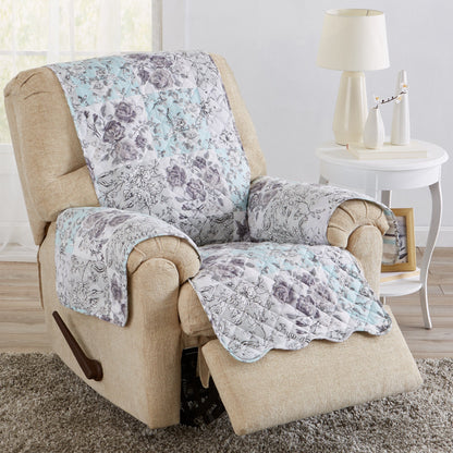 Reversible Floral Patchwork Furniture Protector