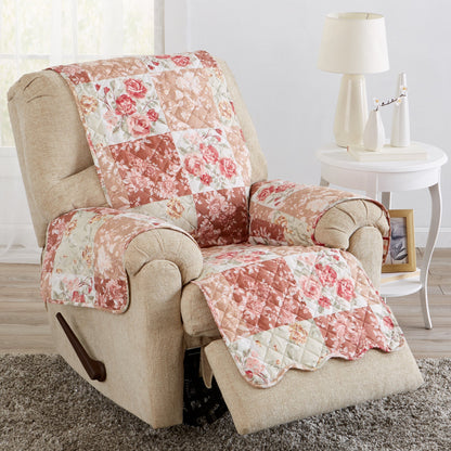 Reversible Floral Patchwork Furniture Protector
